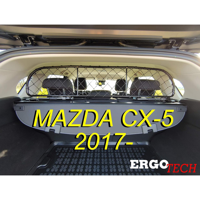 Сітка розділювач для Mazda CX-5 (з 2017) ERGOTECH RDA65-XS8 - для собак та багажу