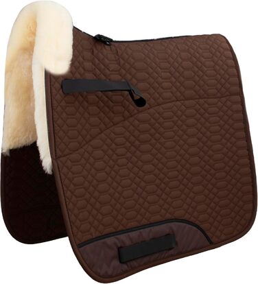 Підкова Engel Reitsport для виїздової їзди з овечкою, сіра, середньої м'якості | Підкова для коней