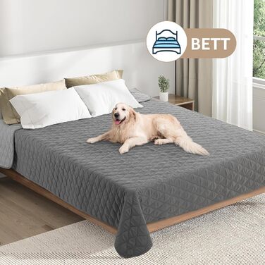 Водонепроникний килимок для собак PICK FOR LIFE: м'який, двосторонній, 137x208 см