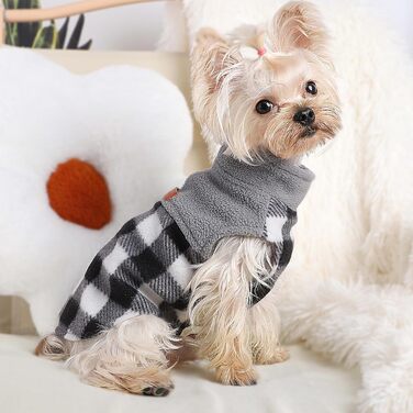 Світшот для собак маленьких порід, чорно-білий, розмір M, для дівчаток та хлопчиків, підходить для Чихуахуа, Йоркширського тер'єра та інших