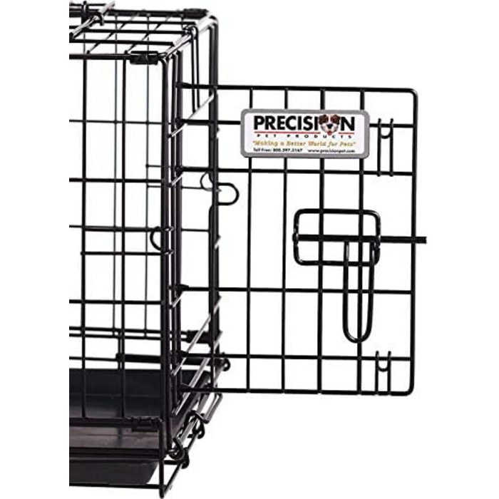 Клітка для собак Precision Pet, металева, 91,4 см, двоє дверей, для тварин 22,7-31,8 кг