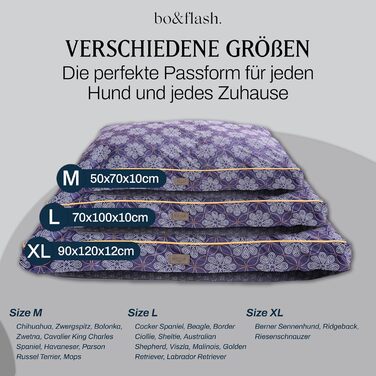 Килимок для собак Madison Matthias M – зручний та стійкий лежак для собак преміум-якості з знімним чохлом