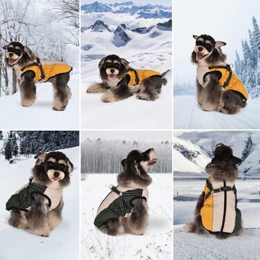 Водонепроникний одяг для собак: теплий зимовий одяг, жилет, куртка для маленьких, середніх та великих собак