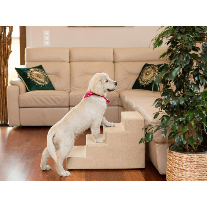 Сходинка для собак та котів Tiertreppen - пандус для маленьких собак, 3 сходинки, висота 30 см