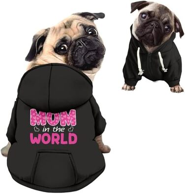 Світшот для собак Kuiaobaty: стильний одяг для вашого улюбленця. Чорний, дихаючий, для собак середніх порід (40x60x45 см). Ідеальний для чихуахуа та інших собак.