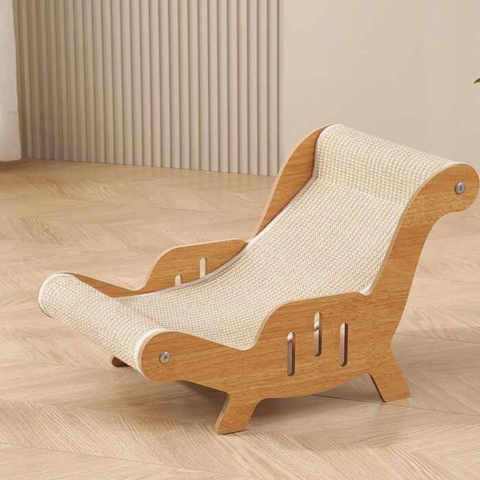 Крісло-лежанка для котів з сизалю, 53x31x32 см. Стійке до вологи та зносу, підходить для кошенят та дрібних тварин