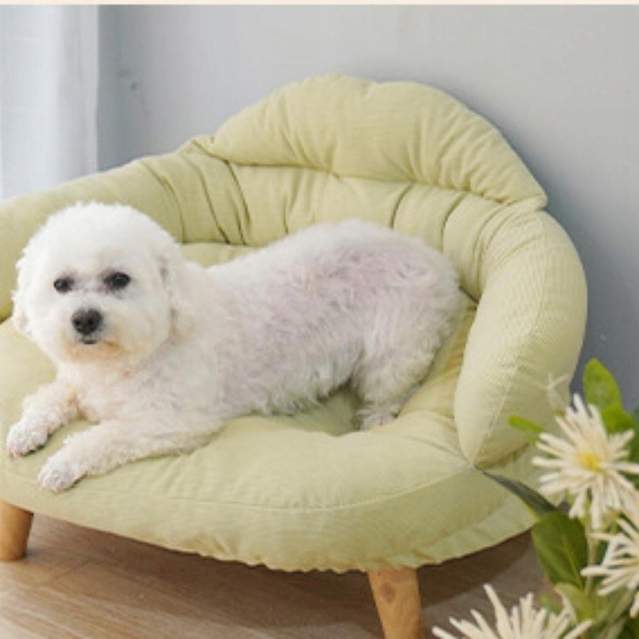 Підняте ліжко-шезлонг для тварин: розкішне переносне м'яке ліжечко для маленьких собак та котів