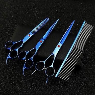 Набір професійних ножиць для грумінгу собак та котів (3 шт.), ножиці для грумінгу, для дому