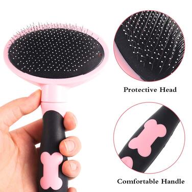 Набір для грумінгу собак Tonyg-P: щітка-гребінець + двостороння щітка для довгошерстих собак (маленьких, середніх, великих)