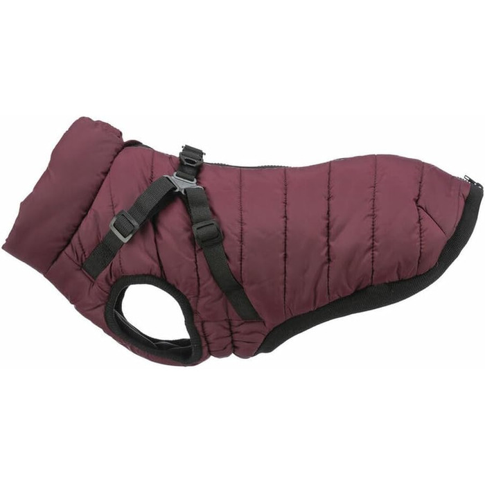 Шлейка для собак TRIXIE Pirou Winter Mantel, розмір S (33 см), колір Сангрія