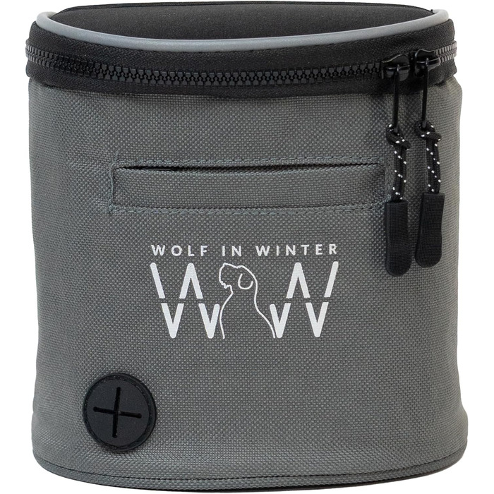 Сумка для ласощів Quickdraw для собак – сумка для дресирування з тримачем клікера та диспенсером для відходів – зручна сумка для ласощів для собак – міцна, світловідбивна (Чорна)