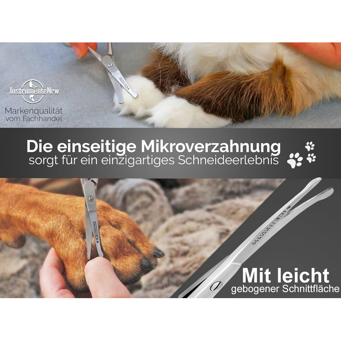 Професійна фетрова ножиці для грумінгу собак, 11,5 см