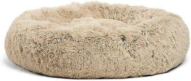 Преміум лежанка для собак, кошик для собак, ортопедична лежанка-гніздо Donut, 50 см. Підходить для собак та котів маленьких, середніх, великих та гігантських порід.