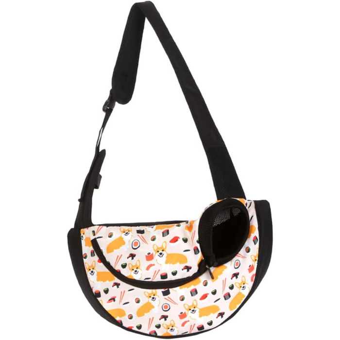 Траплянка для собаки, переноска для цуценят, сумка-переноска для тварин, зелена. Підходить для маленьких собак, котів, подорожей, кемпінгу та прогулянок.