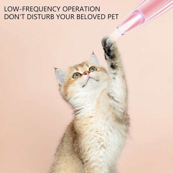Бездротовий триммер для собак та котів: тиха робота, ергономічний дизайн, безпечна грумінг-машинка