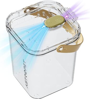 Контейнер для корму AstroPet для собак та котів, вакуумний, повітряний, з герметичним кришкою, зберігає свіжість корму