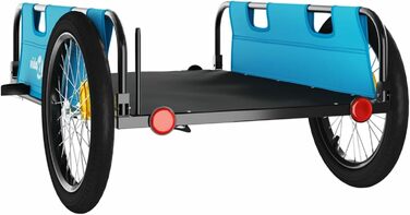 Причіп для велосипеда ARKEM, блакитний, з тканини Oxford та сталевим з'єднувачем