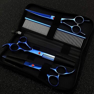 Набір для грумінгу собак QUNINE: 3 ножиці, нержавіюча сталь, професійний грумінг вдома