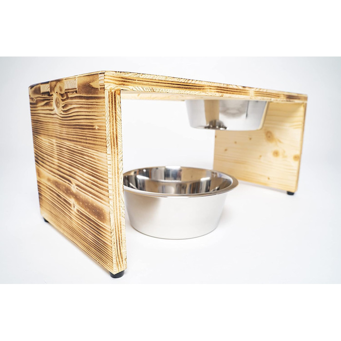 Підвищений годівниця для собак Basic 2x1600 мл, 23 см - для середніх та великих собак