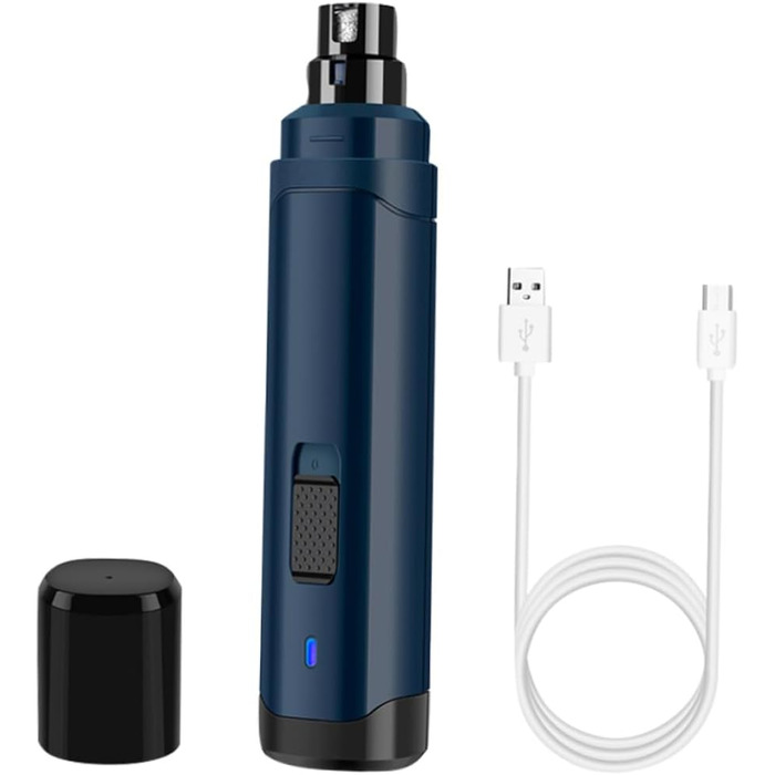 Електричний обрізчик нігтів для домашніх тварин BESPORTBLE - для собак та котів, USB, компактний