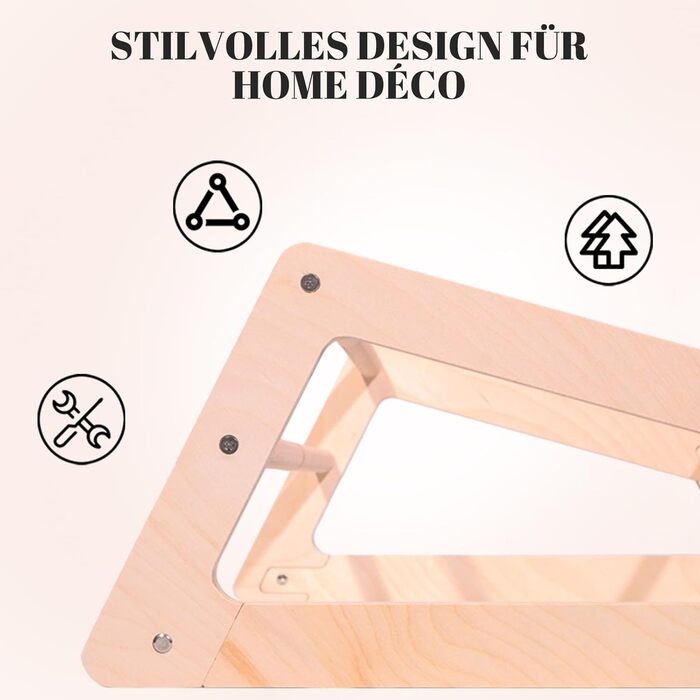 Кішка ліжко CheerPals, софа для котів з берези та бавовни, 53 x 48 см, стілець для сну, меблі для котів, підходить для літа