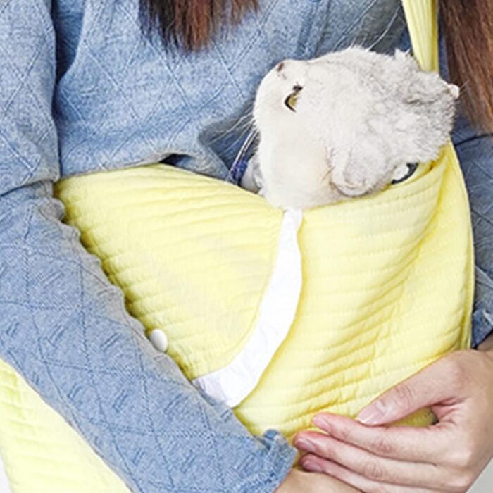 Транспортувальна сумка для домашніх тварин Yctze для собак і котів, рожева, до 6,5 кг