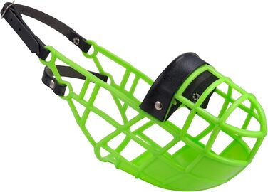 Нашийник-маска для породистих собак (Грейхаунд) - зелений. Легкий, дихаючий, безпечний для прогулянок, ветеринара та захисту від отруєнь. Міцний та довговічний.