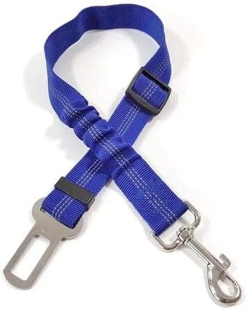Автомобільний повідок для собак, безпечний, регульований, еластичний, 2 шт. (блакитний)
