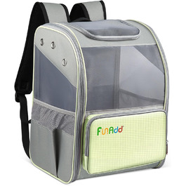 Hunderucksack ALLSOPETS для котів та маленьких собак, жовтий - складний, з матом для подорожей