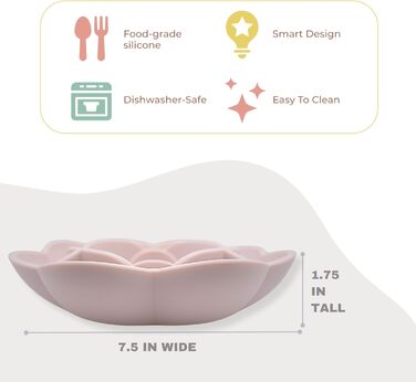 Миска для собак Hanara з силікону та килимок від ковтання з присосками, дизайн 