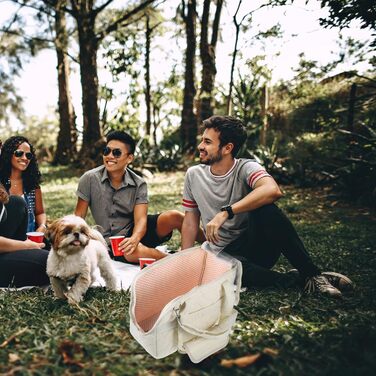 Транспортна сумка для тварин WEKAMOS: переноска для собак та котів, тканинна, для подорожей