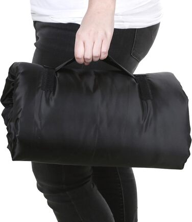 Килимок для собак Kerbl Trip, 140x100x4 см, сірий/чорний