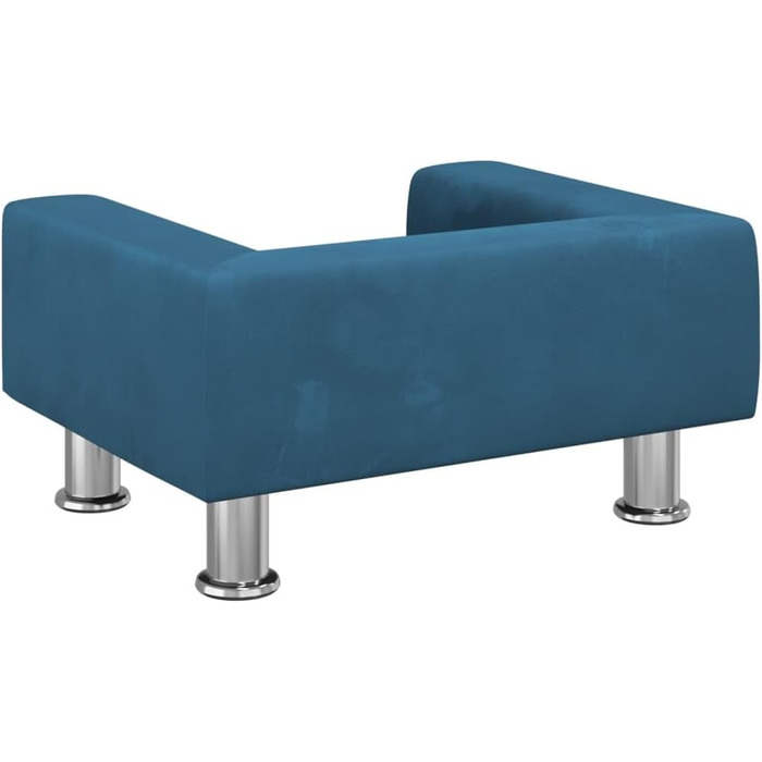 Ліжко для собак та котів, м'яке, зручне, синього кольору (50x40x26,5 см)