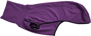 Теплий пуловер для собак Imily Bela з флісу, накидка, жилет, куртка для собак, зимовий одяг для маленьких, середніх та великих собак (M, фіолетовий)