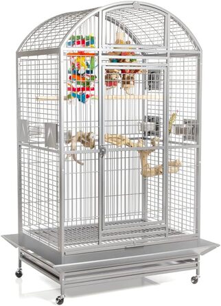 Клітка для папуг Montana Castell Nova Dome Platinum 120x95x196 см