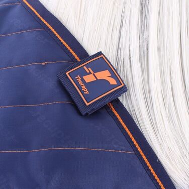 Терапевтичний ковдру Bucas Therapiedecke 145 Navy/Orange