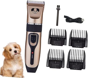 Машинка для стрижки шерсті собак Tierhaarschneidemaschine з керамічним лезом, тиха та потужна, для м'якої стрижки без пошкоджень шкіри