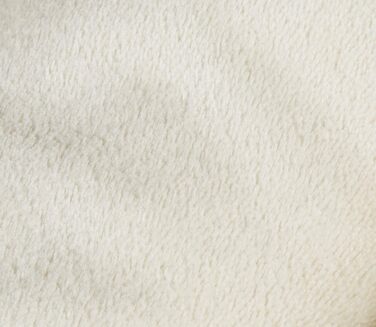 Кругле м'яке ліжко для домашніх тварин Amazon Basics, для собак та котів, з фланелевою поверхнею, 50 x 50,8 x 15,2 см, коричнево-слонова кістка