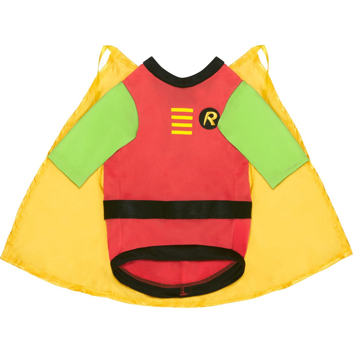 Костюм Робіна з коміксів DC для собак, супергеройський костюм, розмір XL, на Хелловін