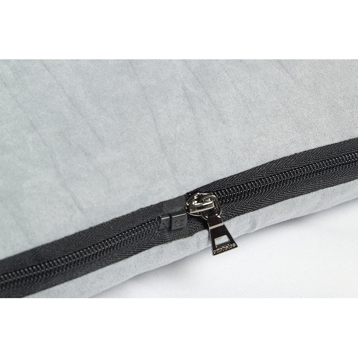 Килимок для собак SUNNYDOGS XXL | М'який, миючий, знімний | Килимок для великих собак, 120 x 80 см, сірий