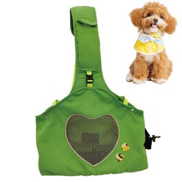 Сумка-переноска для собак і котів, легка переноска для тварин, зелена, для вигулу та подорожей