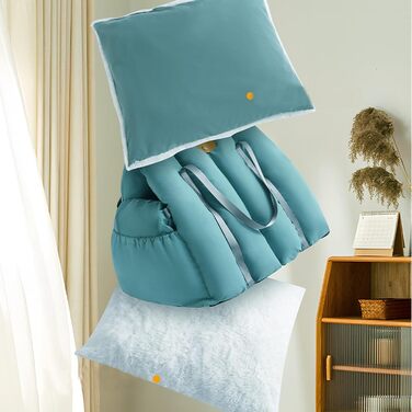 Автокрісло для собак та котів - переноска, автосидіння для тварин з регулюванням, бавовняна підкладка, з ременем безпеки, портативна підставка для собак та котів