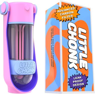 Фляга для собак Lil Gulp з вугільним фільтром, 15 мл: безпечне, портативне пиття в дорозі, BPA-free, без витоків