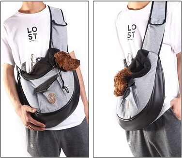 PETCUTE Сумка-переноска для собак та котів - Браун. Ідеальна для подорожей, прогулянок та активного відпочинку.