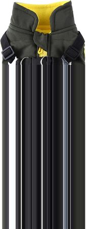 Зимова куртка для маленьких собак: тепла, вітро- та водонепроникна, двостороння куртка з блискавкою, зелена XL