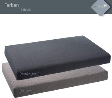 Ортопедичне ліжко для собак, знімний та пральний чохол, вибір кольору та розміру, темно-сірий, XS