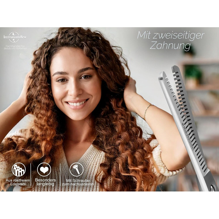 Професійна фризувальна ножиця Effilierschere з чохлом - ножиці для витончення волосся, 6 дюймів, нержавіюча сталь