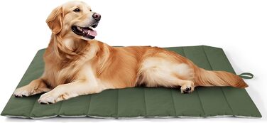 Килимок для собак UNIKOME: неслизький, антистатичний, миючий, 110x68 см (зелений+сірий)