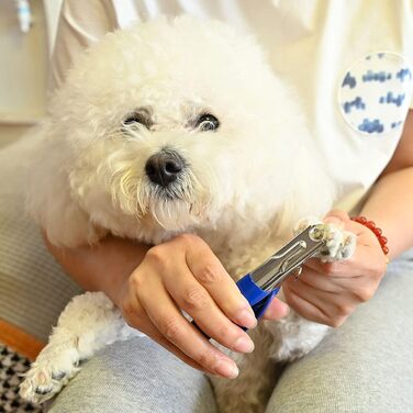 Триммер для когтів собак і котів TCH LED: професійний інструмент для догляду за тваринами, з LED підсвічуванням та високоякісною лезою з нержавіючої сталі, включає пилку для когтів.