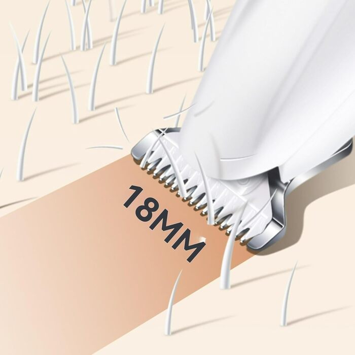 Триммер для собак Yagerod: тиха машинка для догляду за чутливими подушечками лап з LED-підсвічуванням, USB, водонепроникна